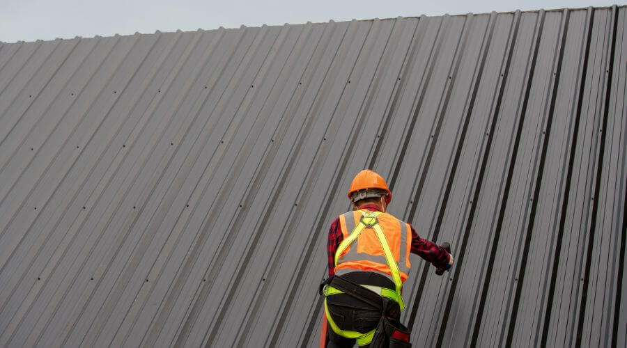 Professional metal roof installation services in Gilberts, IL